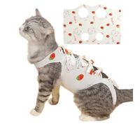 MIRKUZI Trajes de recuperación quirúrgica, Un traje/traje protector para gatos después de la cirugía de esterilización/castración para evitar que se laman la herida abdominal