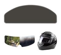 MIRKUZI Viseras para cascos de moto 1 protector solar para casco de motocicleta, película protectora universal. Fácil de instalar, compatible con varios modelos de casco (gris oscuro).