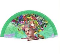 Miro Boho Chic - Abanico Frida Elegancia y Tradición en un Abanico de Diseño Exclusivo Regalos para mujer Regalo amigo Invisible Gift Geschenke FüR Frauen (Tropical 2)