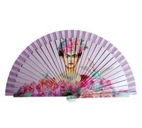 Miro Boho Chic - Abanico Frida Elegancia y Tradición en un Abanico de Diseño Exclusivo Regalos para mujer Regalo amigo Invisible Gift Geschenke FüR Frauen (Frida Rosas 2)