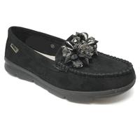 Miro Boho Chic - Barcelona 7 Mocasines Mujer con Adorno de Pedreria - Loafers - Diseño Elegante y cómodo para Uso Diario (Negro, Sistema Tallas Calzado EU, Adulto, Mujer, Números, Mediano, 37)