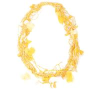 Miro Travel Wear Antica Sartoria Corales 30 Collar Mujer Con Cuentas De Resina Estilo Bohemio, Cuentas De Colores Precioso Collares Para Mujer Amigo Invisible Regalos Originales (Amarillo)