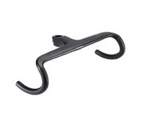 MirOdo Bicicleta Carretera Manillar 28,6mm Integrado Fibra Carbono Curva Manillar 380/400/420mm Ancho Longitud del Vástago 80/90/100/110/120mm Carreras Barras Enrutamiento Interno(400-100mm)