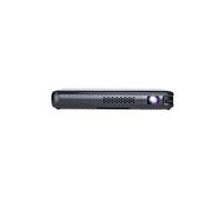 Miroir M190 Mini Pro Proyector - Proyector de bolsillo portátil de 1080p con conectividad HDMI/USB-C para el trabajo, cine en casa y juegos en cualquier lugar, inclinación de 90 grados, color negro