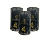 Miroliva Aceitunas Gordal Picantes “Las Cachonditas” XXL - Aceitunas Gigantes con Aliño Picante, Pulpa Carnosa, Lata 4,25 kg (Peso Escurrido 2 kg), Aperitivo Gourmet (Pack 3 Latas)
