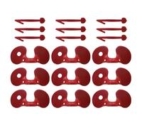 Mirones Antipicoteo para Pollo 100 Piezas Abs Rojo Color Aleatorio