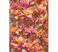 MIRONS Kits de Punto de Cruz Estampados, Flores 11CT Kit de Bordado Punto de Cruz Contado, Gama Completa de Kits de Inicio de Bordado para Principiantes