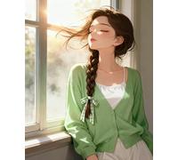 MIRONS Kits de Punto de Cruz Estampados, La chica junto a la ventana 11CT Kit de Bordado Punto de Cruz Contado, Gama Completa de Kits de Inicio de Bordado para Principiantes