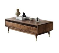 MIROOOO Mesa De Centro Mesa De Comedor Mesa de Centro Madera Maciza nórdica, Moderna, for apartamento pequeño, Sala Estar, Mesa Sencilla(120cm)