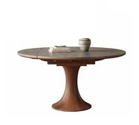 MIROOOO Mesa de Comedor Mesa de Centro Mesa de Comedor Plegable Redonda con Placa Roca y sillas for hogares pequeños, Moderna Sencilla, Mesa elástica