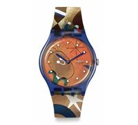 MIRO'S WOMEN & BIRD IN THE MOONLIGHT, azul, L, moderno, azul, L, Moderno