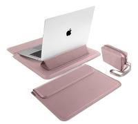 MiRowy 13-14 Pulgadas Funda para Portátil, con Función de Soporte, Bolsa para Portátil, Compatible con MacBook Pro 14 M4/M3/M2/M1, MacBook Air 13/13,6, Surface, XPS, Lenovo, HP (13-14" | Morado)