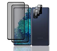 MiRowy 2+2 Piezas Protector Pantalla de Privacidad+Protector de Lente de Cámara para Samsung Galaxy S20 FE 5G, 3D 9H Cristal Vidrio Templado Antiespia, Protector Pantalla para Samsung Galaxy S20 FE 5G