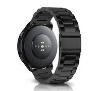 MiRowy 22mm Metal Correa para Amazfit Balance 2/Balance/Bip 6/Bip 5/5 Unity/Balance/Cheetah/Cheetah Pro, Inoxidable Pulseras de Repuesto para Amazfit GTR 4/GTR 3/3 Pro/2e/2eSIM, Negro