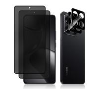 MiRowy 4 Piezas Protector Pantalla de Privacidad + Protector de Lente de Cámara para Xiaomi 14T Pro 5G, 9H Cristal Vidrio Templado Antiespia, Protector Pantalla para Xiaomi 14T Pro 5G