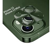 MiRowy Protector de Pantalla Cámara Compatible con iPhone 13 /iPhone 13 Mini, Camera Lens Cover de Aluminio, Cristal Templado Protector Camara para iPhone13/iPhone 13 Mini, Verde