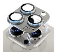 MiRowy Protector de Pantalla Cámara Compatible con iPhone 15 Pro/iPhone 15 Pro Max, 9H Anti Arañazos Cámara Protector, Cristal Templado Cámara Protecto para iPhone 15 Pro/15 Pro Max, Titanio Natural