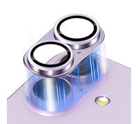 MiRowy Protector Pantalla Cámara Compatible con iPhone 17, 9H Anti Arañazos Cámara Protector Film, Cristal Templado Cámara Protecto para iPhone 17, Morado