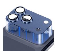 MiRowy Protector Pantalla Cámara Compatible con iPhone 17 Pro, 9H Anti Arañazos Cámara Protector Film, Cristal Templado Cámara Protecto para iPhone 17 Pro, Azul