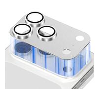 MiRowy Protector Pantalla Cámara Compatible con iPhone 17 Pro, 9H Anti Arañazos Cámara Protector Film, Cristal Templado Cámara Protecto para iPhone 17 Pro, Plata