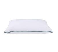 Miroytengo Almohada 135 cm Ergocombi de Algodón, Firmeza Regulable, 2 Rellenos Ergoflakes, Cremallera 3 Lados Color Blanco