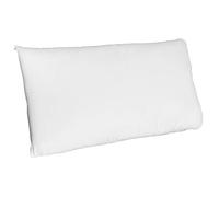 Miroytengo Almohada Peque Moshy 70 cm Blanca con Doble Funda 100% algódon y 100% Poliester de Microfibra