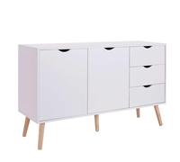 Miroytengo Aparador Salón Fiano en Color Blanco de Estilo nórdico 120x75x39 cm