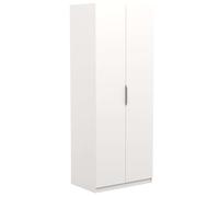 Miroytengo Armario Alto con 2 Puertas Abatibles Ghost Color Blanco Mate 203x79 cm - Dormitorio Ordenado