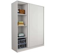 Miroytengo 1029 Armario ropero, Blanco, Estandar