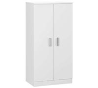 Miroytengo Armario Zapatero Bajo para Recibidor con 7 Estantes Moderno Color Blanco 55 cm