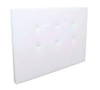 Miroytengo Cabecero Anais de Polipiel para Cama Matrimonio en Color Blanco 165,5 x 118 cm