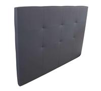 Miroytengo Cabecero Anais de Polipiel para Cama Matrimonio en Color Gris 165,5 x 118 cm