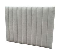 Miroytengo Cabecero Bursa para Dormitorio Matrimonio Tapizado Marco DM Color Gris Claro 165cm