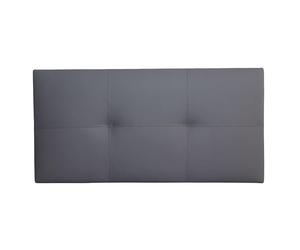 Miroytengo Cabecero Isabella Cama Individual de Polipiel Gris 105x52