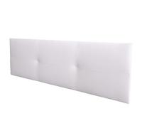 Miroytengo Cabecero Isabella Cama Matrimonio de Polipiel Blanco 165x52