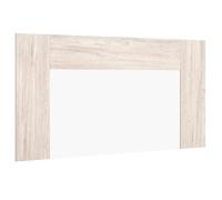 Miroytengo Cabecero Luce cabecera Cama Dormitorio Color Blanco y Sahara 90x163x3 cm