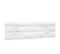 Cabecero de Matromonio Habitación Domtorio Lucca Estilo Contemporáneo en Color Blanco Albo para Cmas de 150/135 cm