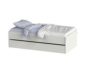 Miroytengo Cama Nido 105x190 cm, Cama Nido Grande, Cama Doble Juvenil Doble Terai Blanco Mate