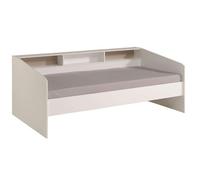 Miroytengo Cama Style Juvenil Color Blanco 3 estantes Personalizables habitación Dormitorio Juvenil 82x203x113 cm