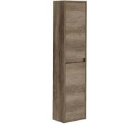 Miroytengo Columna auxiliar flotante Berit Baño Color Nordik 30x140x26 cm Madera Oscura -