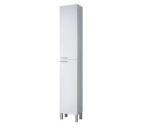 Miroytengo Columna de Baño Auxiliar Amara Blanco Brillo 30x182x25 cm Blanco -