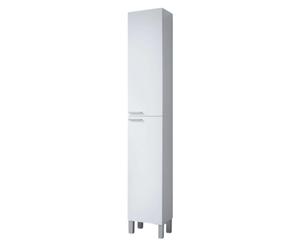 Miroytengo Columna de Baño Auxiliar Amara Blanco Brillo 30x182x25 cm Blanco -