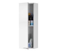 Columna de baño koncept 1 puerta blanco brillo 30 x 85 x 25 cm