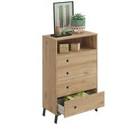 Miroytengo Cómoda para Dormitorio Clim Industrial 75x120cm