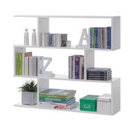 Miroytengo Estanteria Athena Auxiliar Baja Salón Comedor Recibidor Decoración Color Blanco 110x97x24 cm