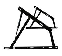 Miroytengo Juego de 2 HERRAJES + 2 AMORTIGUADORES de CANAPÉ, Sistema Completo de Elevación 1250 Newtons, Medidas Standard