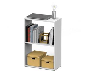 Miroytengo Librería baja Tibet en color Blanco mate 75x50x24 cm Estantería libros