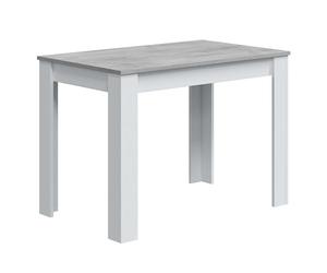Miroytengo Mesa Auxiliar Cocina Cloe Salón Moderno Color Blanco Artik y Gris Cemento 78x109x67 cm