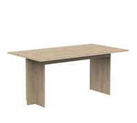Miroytengo Mesa de Comedor Extensible Lead Estilo Natural en Color Roble Artisan 166x74x90 cm