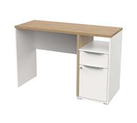 Miroytengo Mesa Escritorio Acces Color Roble Hamilton Y Blanco Mate 117 cm